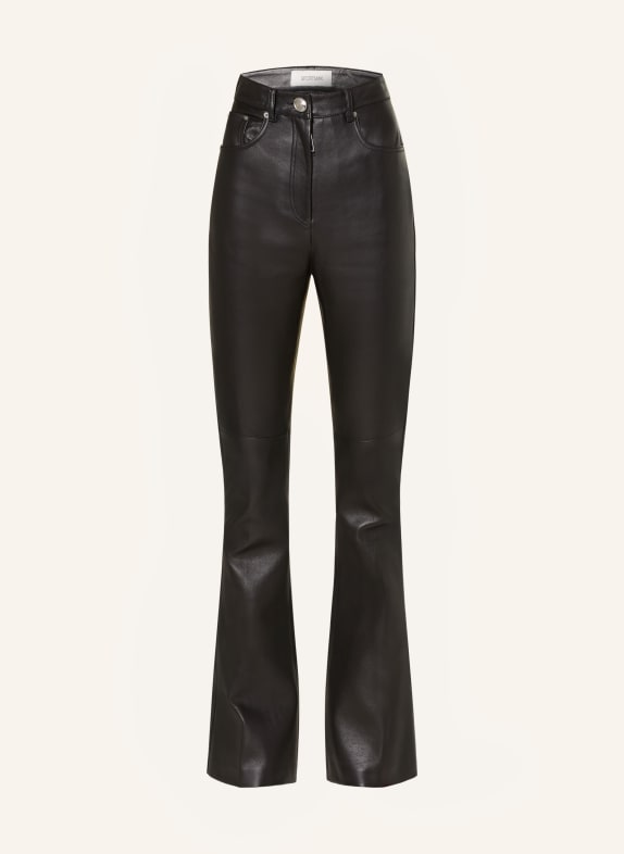 SPORTMAX Lederhose CANOA SCHWARZ