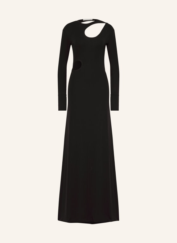 VICTORIABECKHAM Evening dress with cut-outs BLACK