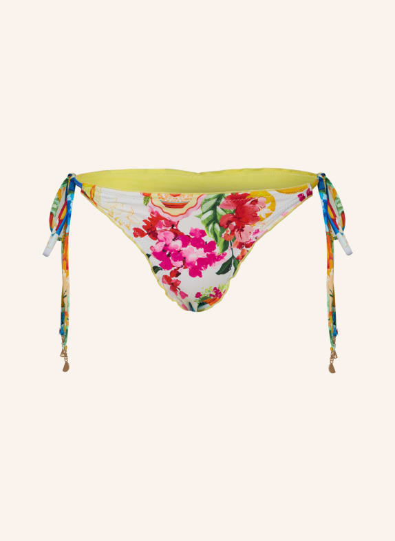 SEAFOLLY Brazilian bikini bottoms CIAO BELLA WHITE/ PINK/ ORANGE