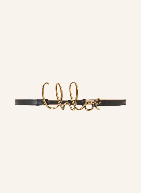 Chloé Leather belt 001 BLACK