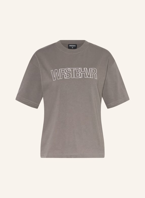 WRSTBHVR T-Shirt MARLIES GRAU