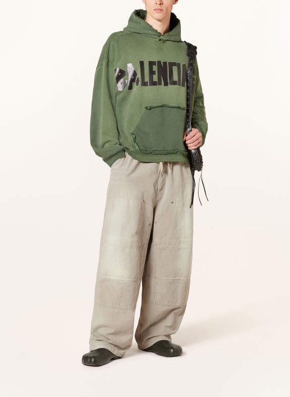 BALENCIAGA Pantaloni cargo Large Fit 9506 NISIP BEJ