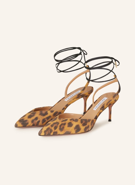 AQUAZZURA Pumps BEYOND COGNAC/ SCHWARZ