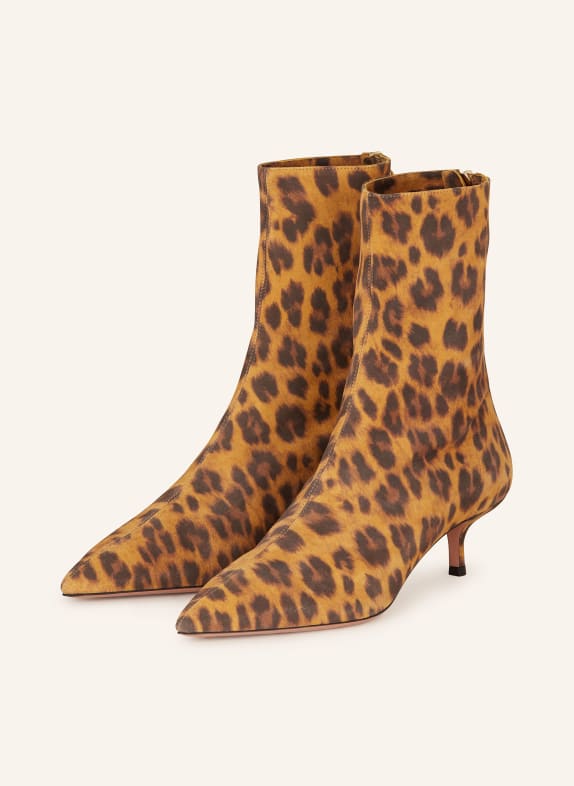 AQUAZZURA Stiefeletten MONTMARTRE CAMEL/ SCHWARZ