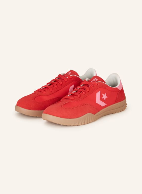 CONVERSE Sneakersy RUN STAR TRAINER CZERWONY/ CAMELOWY