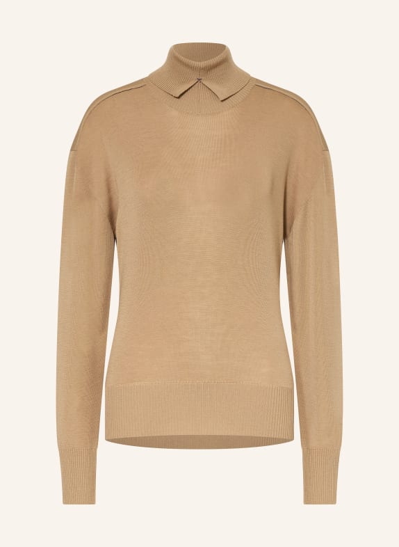 BURBERRY Turtleneck sweater CAMEL