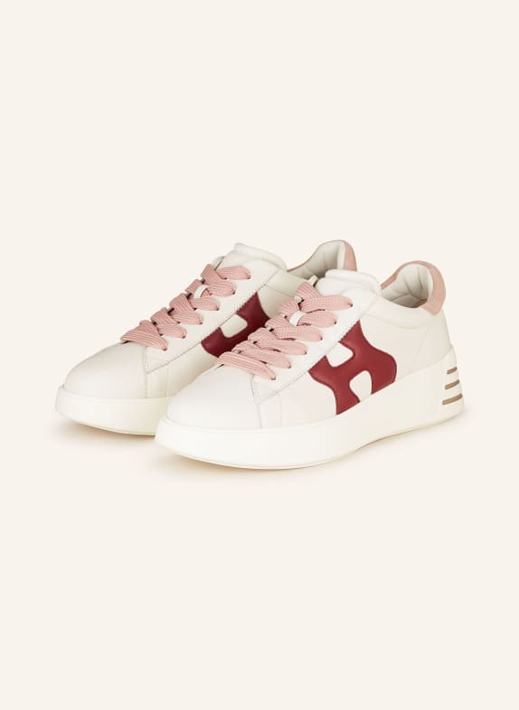 HOGAN Sneakers REBEL H564 WHITE/ DARK RED