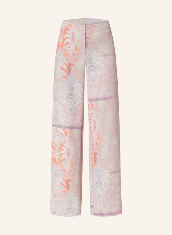 SPORTALM Wide leg trousers ROSE/ ORANGE/ BLUE