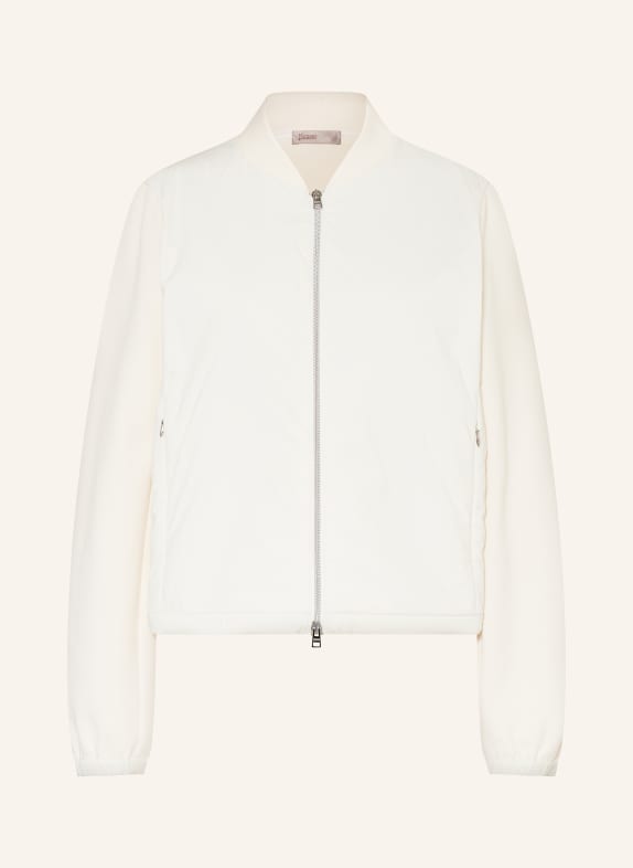 HERNO Blouson im Materialmix CREME