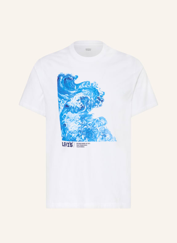 Levi's® T-Shirt WEISS/ BLAU