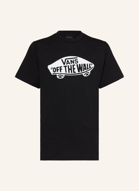 VANS T-Shirt SCHWARZ/ WEISS