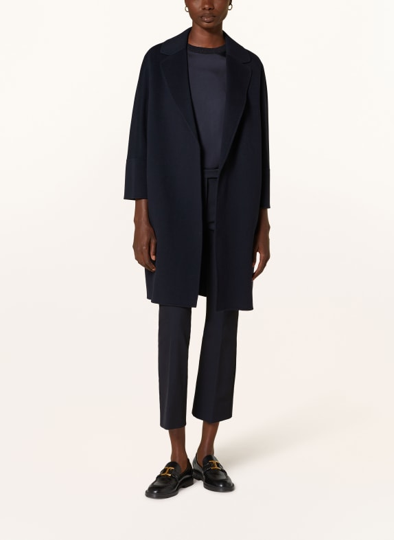 S Max Mara Wollmantel ARONA DUNKELBLAU