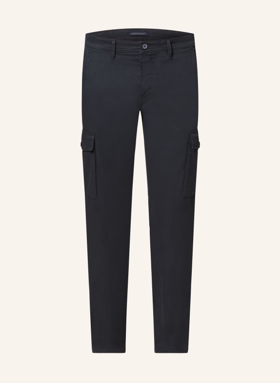 STROKESMAN'S Cargohose CAVALERY Slim Fit DUNKELBLAU