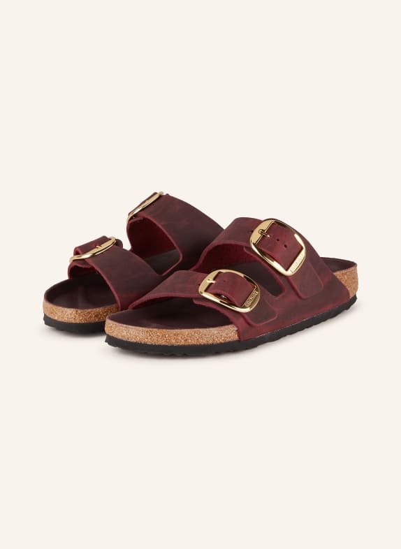 BIRKENSTOCK Slides ARIZONA BIG BUCKLE DARK RED