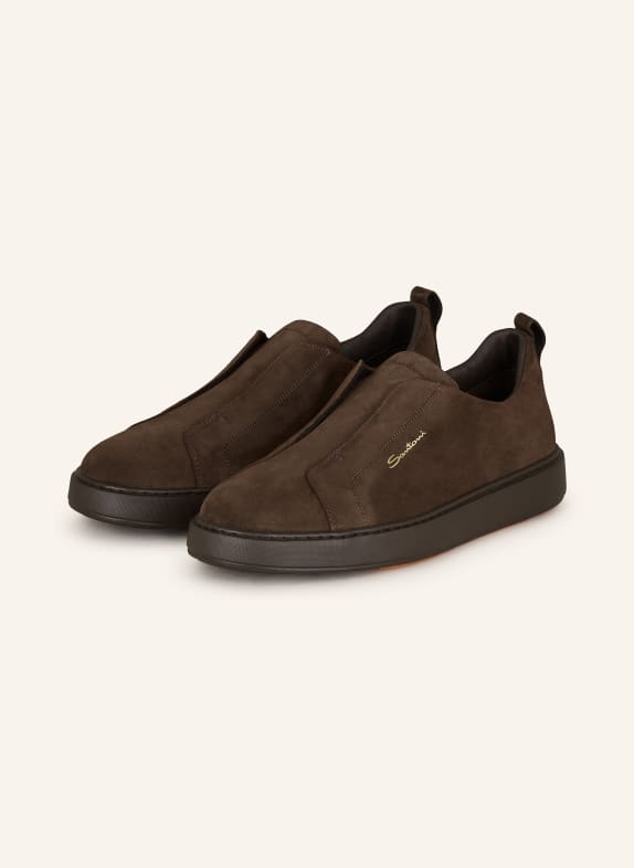 Santoni Sneakers VICTORY DARK BROWN