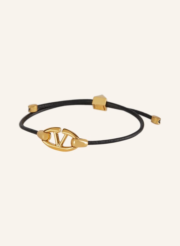 VALENTINO GARAVANI Armband VLOGO THE BOLD EDITION SCHWARZ/ GOLD