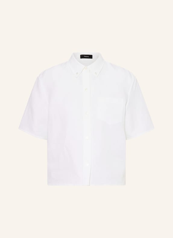 Theory Shirt blouse made of linen WHITE