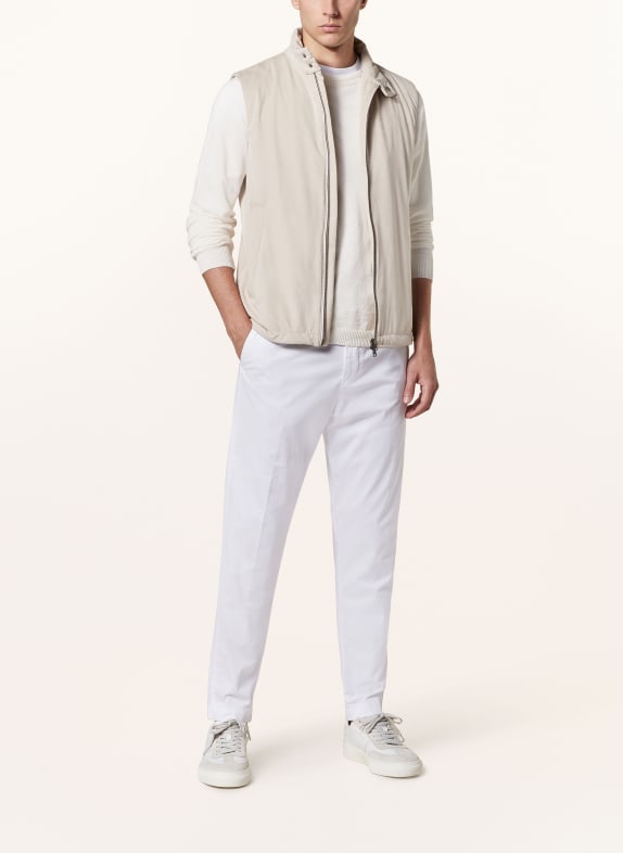 HERNO gilet CRÈME