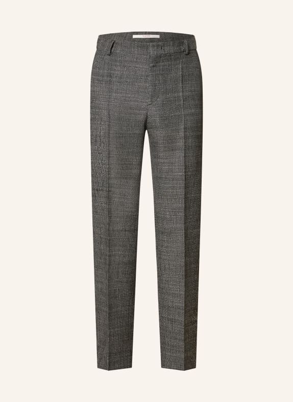 VALENTINO Anzughose Slim Fit aus Tweed SCHWARZ/ WEISS