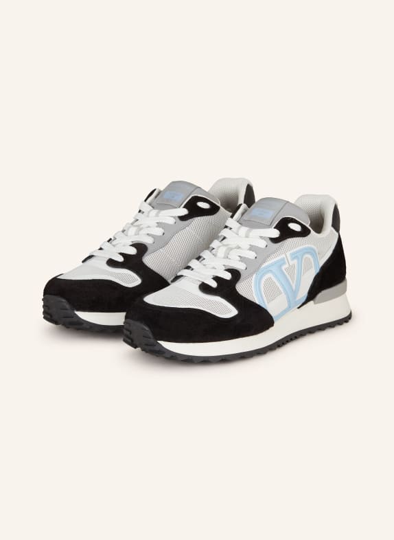 VALENTINO GARAVANI Sneakers VLOGO PACE BLACK/ GRAY/ LIGHT BLUE