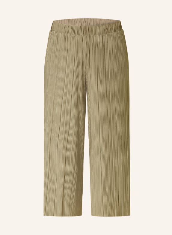 CARTOON 3/4 trousers with pleats OLIVE