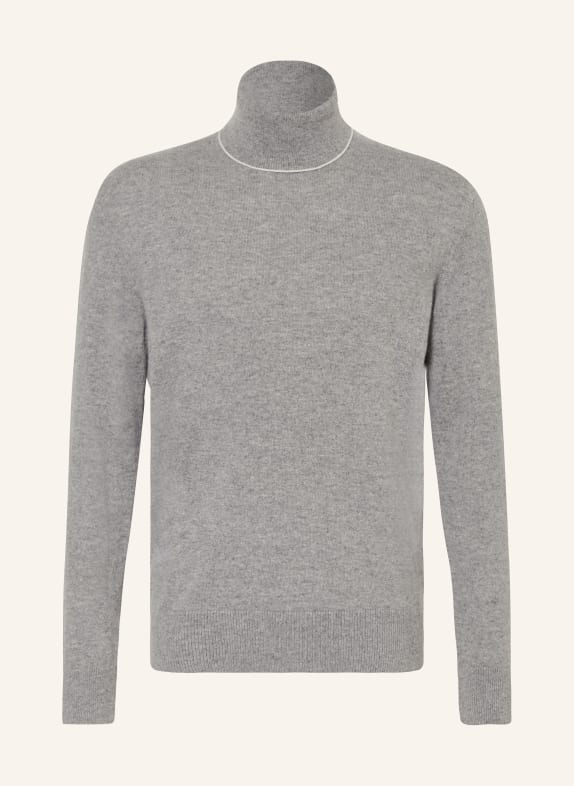 eleventy Turtleneck sweater in cashmere GRAY