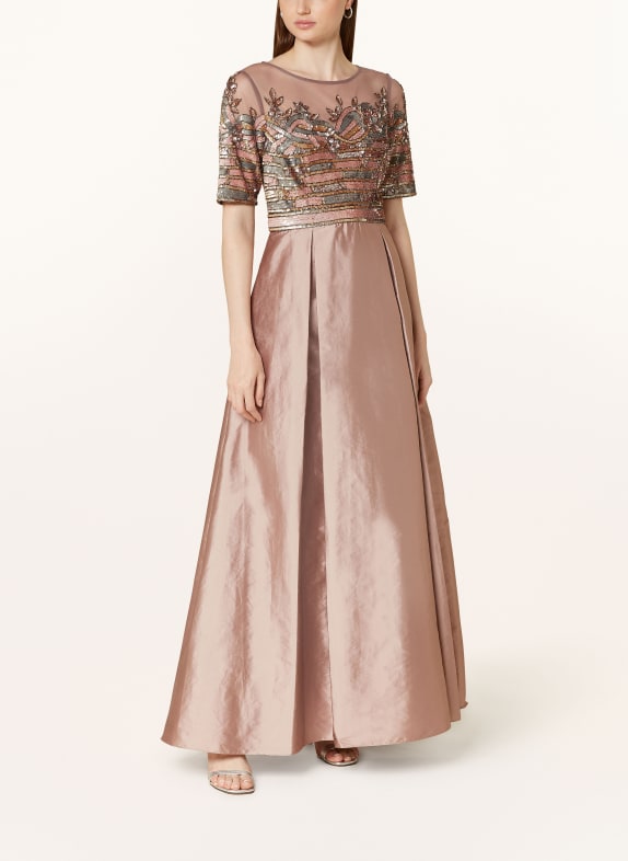 ADRIANNA PAPELL Abendkleid mit Pailletten ROSÉ