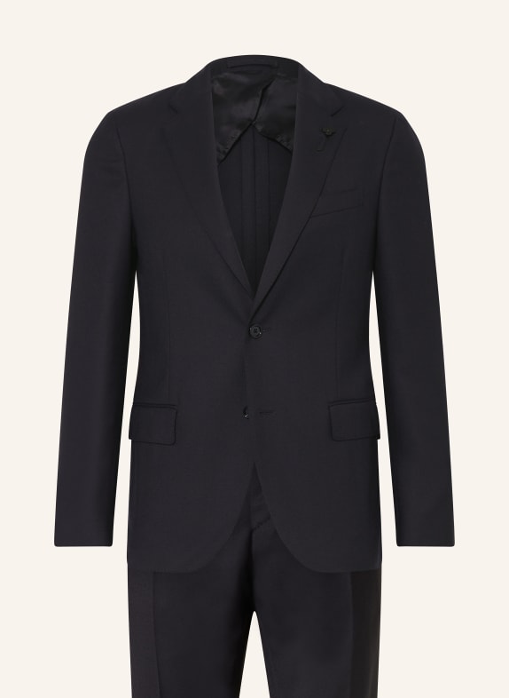 LARDINI Suit regular fit DARK BLUE