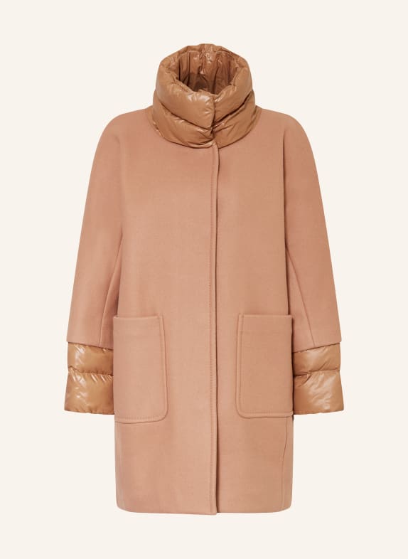 GEOX Biker Boots ECLAIR GIRL mit Nieten CAMEL