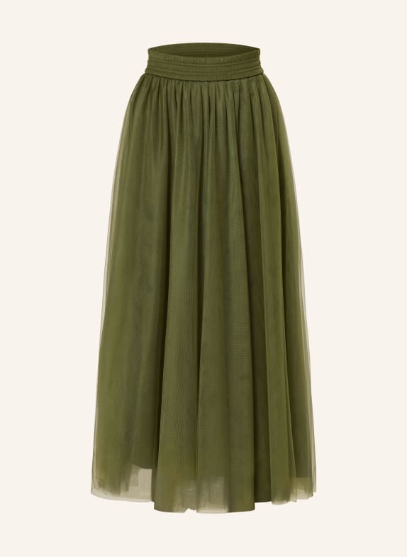 FABIANA FILIPPI Tulle skirt OLIVE