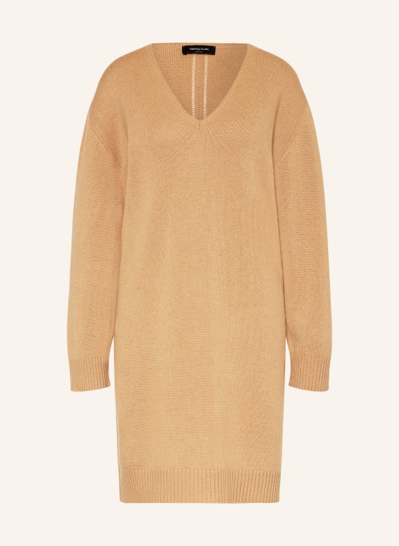 FABIANA FILIPPI Knit dress CAMEL