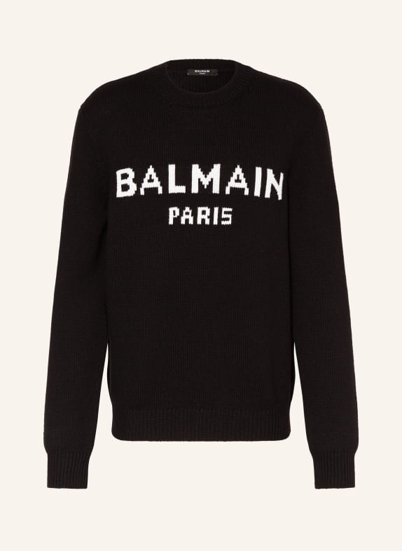 BALMAIN Sweater BLACK/ WHITE