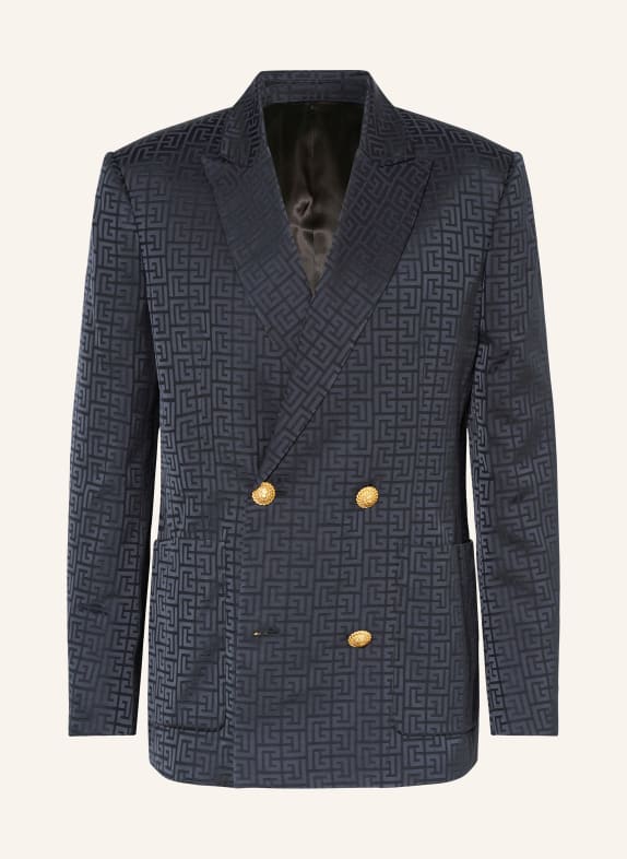 BALMAIN Suit jacket regular fit in satin DARK BLUE