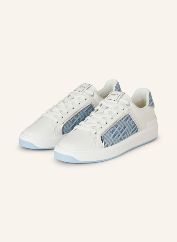 BALMAIN Sneakers B-COURT WHITE/ BLUE