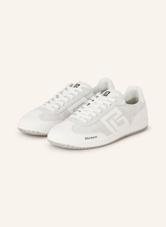 BALMAIN Sneakers SWAN LIGHT GRAY/ WHITE