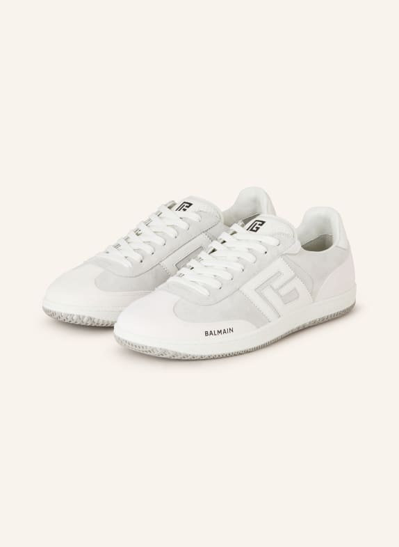 BALMAIN Sneakersy SWAN SVĚTLE ŠEDÁ/ BÍLÁ