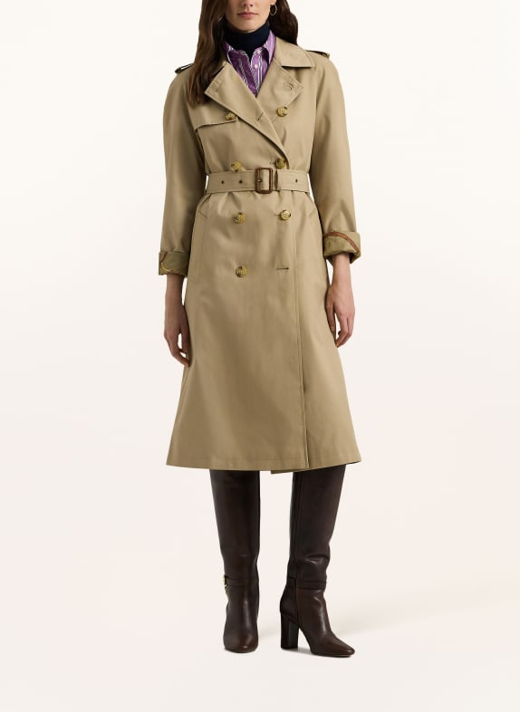 LAUREN RALPH LAUREN Trenchcoat HELLBRAUN