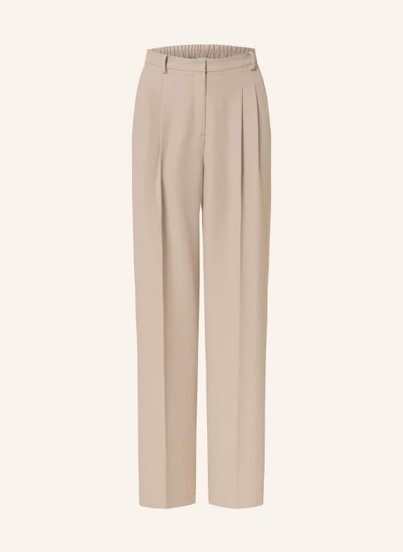 MRS & HUGS Wide leg trousers TAUPE