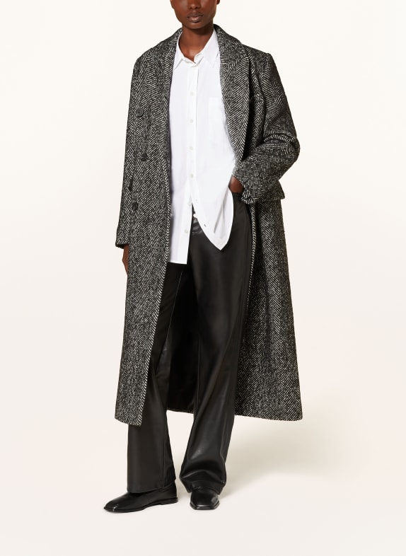 MRS & HUGS Coat BLACK/ WHITE