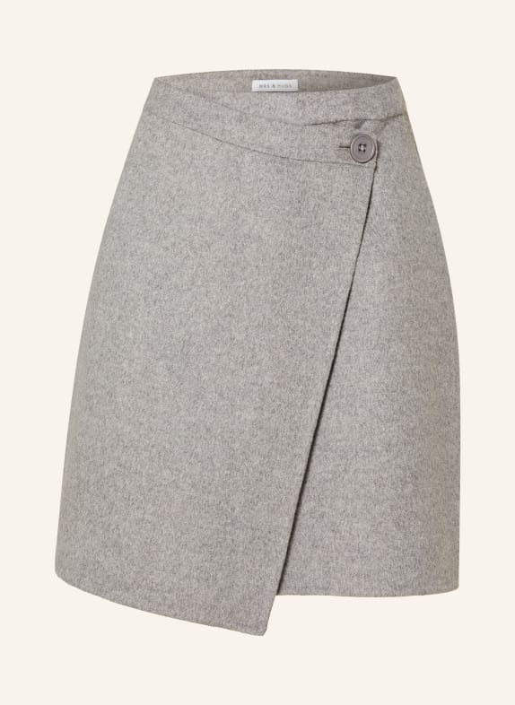 MRS & HUGS Wrap skirt GRAY