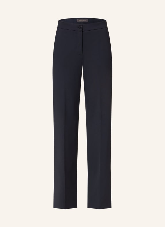 ELENA MIRO Wide leg Trousers Homme made of jersey DARK BLUE