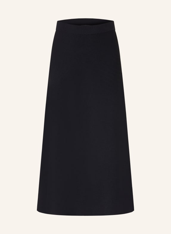 ELENA MIRO Knit skirt DARK BLUE