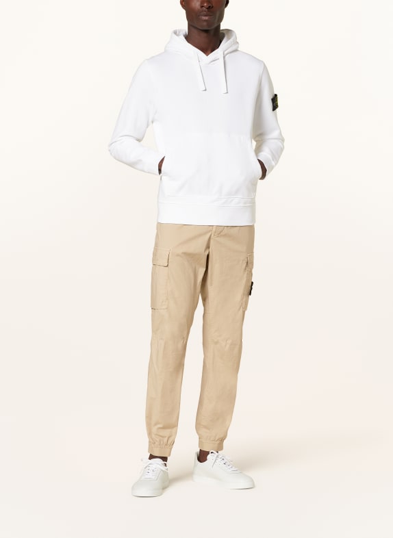 STONE ISLAND Hoodie WIT