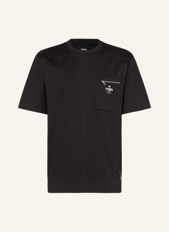 FENDI T-shirt BLACK
