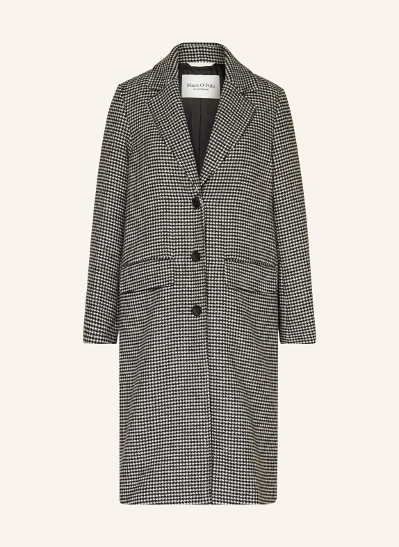 Marc O'Polo Coat BLACK/ WHITE