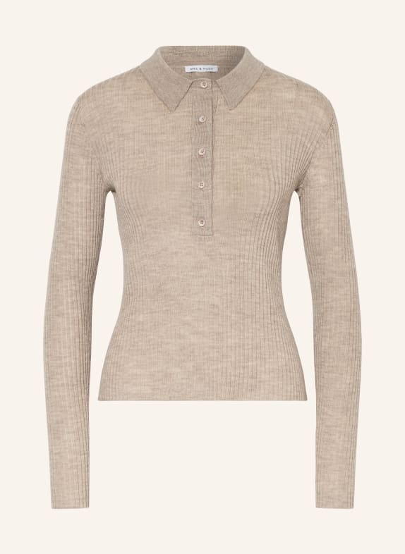 MRS & HUGS Cosy down jacket BEIGE