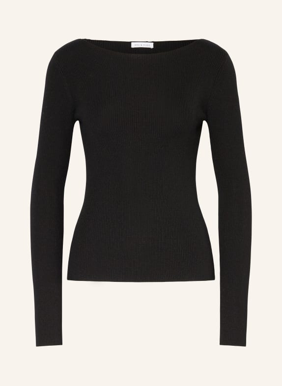 MRS & HUGS Sweater BLACK