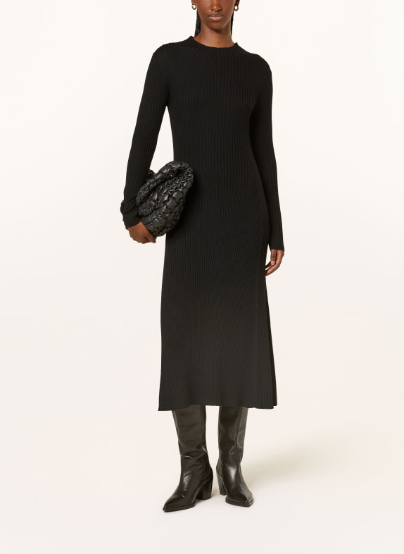 MRS & HUGS Strickkleid SCHWARZ