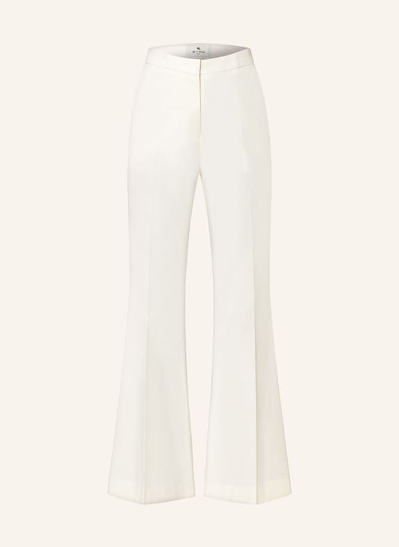 ETRO Bootcut trousers WHITE