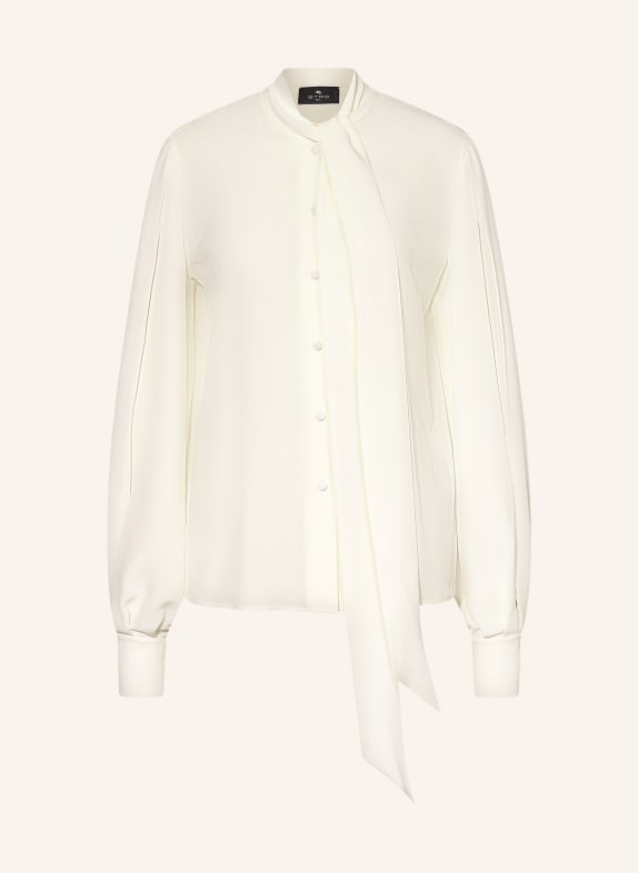 ETRO Bow-tie blouse in silk WHITE
